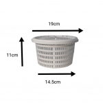 Hayward Classic 001 plastikust t&ouml;&ouml;riistade koorimiskorv 19cm Dia X 11cm Tall