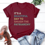 Smash The Patriarchy s&auml;rk Feministide v&otilde;rdsete &otilde;iguste s&auml;rk T&uuml;drukute Power Print vabaaja l&uuml;hikeste varrukatega naiste s&auml;rgid XL