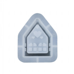 Maja 3D silikoonvorm maja silikoonvorm k&uuml;&uuml;nlajalg silikoonvorm j&otilde;uluvaluvorm silikoonvaluvorm One Size valge