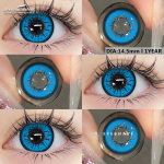 EYESHARE Colored Contact Lenses Halloween Vampire Red Lenses Anime Cosplay Beauty Pink Blue Colored Lenses 1 Pair 0