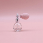 15 ml &otilde;hupalliga turvapadja parf&uuml;&uuml;mipudeli pihustuspihustiga korduvt&auml;idetav &uuml;mmargune luksuslik kaasaskantav l&auml;bipaistev t&uuml;hi klaaspihustiga pudel hall v&auml;rv