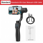 F8 k&auml;eshoitav 3-teljeline kardaantelefoni hoidik v&auml;risemisvastane videosalvestuse stabilisaator Xiaomi IPhone mobiiltelefoni nutitelefoni jaoks