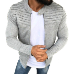 Uued Meeste V&auml;lisspordi ja Vabaaja &Uuml;hev&auml;rvilised Kortsus Kampsunid Topid 2XL gray
