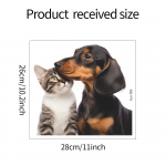 Fun-f93 multikas armsa j&auml;nese kutsika kleebised Klaasakna haljastussein Elektrostaatilised UV-kleebised 26*28CM/fun-f93 uv