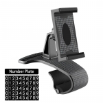 Autotelefoni hoidik mobiiltelefoni jaoks autos GPS-i armatuurlaua hoidik iPhone'i jaoks Samsung Xiaomi Huawei universaalne 360 ​​kinnitusaluse hoidik car holder must