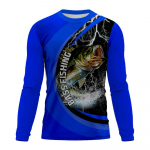 Kevadine ja s&uuml;gisene meeste pikkade varrukatega T-s&auml;rk kalamustri printimisega &Otilde;ueklap&uuml;&uuml;k Essential T-s&auml;rk XS-5XL L