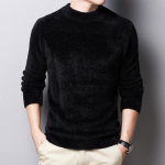 Suures suuruses meeste s&uuml;gis- ja talvine paksendatud vabaaja kampsun, soe &otilde;huke pullover, kootud kampsun XS