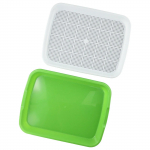 Microgreens Tray H&uuml;dropooniline idanemisalus idude jaoks Kahekihiline plastikust h&uuml;dropooniline lillekorv Aiapotid CHINA