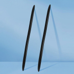 2 tk/4 tk 40 cm auto kaitseraua ukse serv ratta kulmude tahavaate peegli kaitse kummist auto kaitsja kriimustuskleebise &auml;&auml;ristribad 2Pcs must