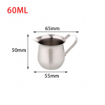 Talvine isoleeritud tass Uus roostevabast terasest v&auml;ike piimatass Moodne paksendatud kondenspiima tass 60ml