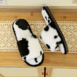 Mugavad talvesussid naistele Pehmed libisemisvastased sisesussid soojad sussid 40-41 must