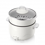 220V 2,5L Elektripliit Multifunktsionaalne Mini Kuum Poti Kleepumatu Mitme Keedun&otilde;u Elektriauruti Hotpot Valge/Roosa V&auml;rv 220V&AU valge