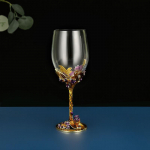 Creative Enamel Iris Klaasist tass ainulaadne kruus Champagne Flutes Crystalline Party Kingitus R&ouml;stimisklaas Pokaal Kristalli aastap&auml;ev 350ml