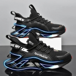Moodsad meeste universaalsed jooksujalatsid, hingavad tossud, jooksujalatsid, moodsed libisemisvastased summutusjalatsid, treeningjalatsid Zapatillas 39 punane