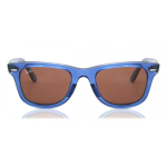 Ray Ban Rb2140 Wayfarer 6587c5 Unisex P&auml;ikeseprillid Transparent Blue/50 brown