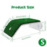 3 suurust kilpkonna platvormi ujuvkaunistus terrassid muru kaldtee Roomajad puhkavad samblasaare akvaariumi tarvikud elupaiga kujundus