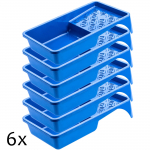 KADAX Kuweta malarska Na Wałek Farba 160mm Niebieska 6szt