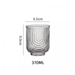 1 tk Klaastass Vintage klaasmahlatops Joogikruus Veiniklaasid klaasn&otilde;ude jaoks Kohv Viski Vein Kokteilitassid Joogiklaasid Transparent