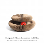 Magic Organ Cat M&auml;nguasi Kassid Kraapimislaud &uuml;mmargune gofreeritud kraapimisposti m&auml;nguasjad kassidele Lihvivad k&uuml;&uuml;nised kassitarvikud