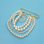 Pearl Pross Korea Pearl Tutt Flash Diamond Ripats Pross Pin Pross Pross &Uuml;likonna aksessuaarid kuld