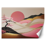 Tapeet Aasia maastik Abstraktsioon 100x70 roosa