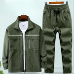 Meeste s&uuml;gis-kevadine t&ouml;&ouml;riietus autoremondiks, elektrikeevitamiseks, vaba aja veetmiseks, ehitusplatsile, matkamiseks, kalap&uuml;&uuml;giks, motor&otilde;ivasteks 4XL roheline