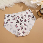 Ice Silk alusp&uuml;ksid naistele Seksikas Leopard Aluspesu Ilu Butterfly &Otilde;mblusteta pesu Seksikad p&uuml;ksid S must