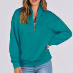 Naiste moes ja vabaaja poolk&otilde;rge kaelusega pikkade varrukatega &uuml;hev&auml;rvilised pusadega pusad M