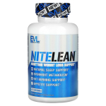 EVLution Nutrition, NiteLean, &Ouml;ine kaalulangetustugi, 45 k&ouml;&ouml;giviljakapslit