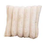 Padjap&uuml;&uuml;r suure triibulise mustriga lapiline varjatud t&otilde;mblukuga suletav udune materjal 45*45 cm padjakate Magamistoa elutoa diivan peokaunistus beež