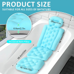 Luksuslik Kogu Keha Vannipadi Vannile, Vannipadjad Vannile V&otilde;rkkotiga Pesemiseks ja Libisemiskindlate Iminappadega, Padi Vannile