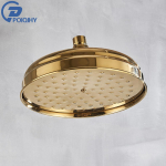 POIQIHY Messing Kuldne Vihmasaju Du&scaron;iotsik Du&scaron;isegisti Pea Vannituba Asenda Vihmadu&scaron;ipea Antiikmessingist Du&scaron;ipea Tarvik 8 inch