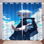 Jujutsu Kaisen Jaapan Kuulus Gojo Satoru Elutuba Pimendavad Multikakardinad, Animeeritud Kardinad, Kohandatav Magamistuba Premium 100x140cm