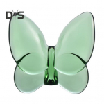 Kunstkristallliblika kujuke, mini lendav liblikakuju, klaasist liblikas, kogutav loom kodu magamistoa kontori t&ouml;&ouml;laua kaunistamiseks