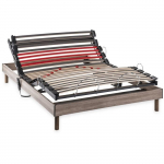 Ensemble relaxation &eacute;lectrique COMFORT matelas + sommier - 140x200 cm - Mousse - DEKO DREAM Samba hall