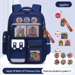 Capibara kerge ja mahukas seljakott 1.&ndash;6. klassi p&otilde;hikooli t&uuml;drukutele, selgroo kaitsega trumpet