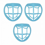 3D maski kronsteini hoidiku mask padjariiuli sees hingav klapi hingamisabi tugi valge