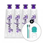 Lucipello Tropical Ocean Toothpaste (180*4+toothbrush, 2 toothbrush holders randomly provided)