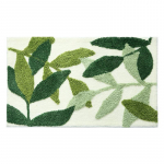 Vannitoamatt libisemisvastane paks pehme kiiresti kuivav roheline pol&uuml;ester masinpestav imav vannivaip 17.7in Wide and 25.6in Long