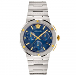 Versace VEZ900221 sinine 43 mm Greca logoga meeste k&auml;ekell