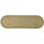 Pu-nahast koti p&otilde;hi koos 4 neediga ovaalse koti p&otilde;hjaga, kulumiskindel tugev vastupidav kotip&otilde;hi heegeldatud kudumiseks k&auml;ekoti p&otilde;hjaosa kuld