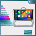 Ossuret 2din Androidi Autoraadio Ford Focus 2 2004 - 2011 Exi Auto jaoks Multimeedia Video M&auml;ngija GPS Nav Peaseade Carplay Intelligentne 4G WIFI P3CP S 4Core 2G 64G