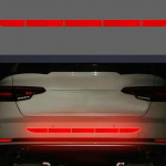 1PC turvaauto kere pagasiruumi auto helkuri kleebiste tarvikud Auto kollane