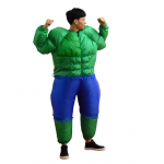 Hulk T&auml;ispuhutav Kost&uuml;&uuml;m+Hulk Halloweeni Rollim&auml;ngu Pidu Avengers Nuku Kost&uuml;&uuml;m Cosplay 150-190CM roheline