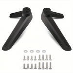 Universaalne telerialus, telerijalg, telerialus kruvikomplektiga, lauaarvuti teleri aluse asendusjalad, sobib 27, 28, 29, 30, 32, 37, 40, 55-tollisele nutitelerile must