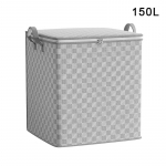 Lausriidest kaanega teki hoiukott T&otilde;mblukuga Kokkupandavad riided Tekikastid konteiner Suure mahutavusega tolmukindel kott Korraldage 150L