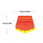 1TK Auto Kile Kaabits Kahe teraga Magnetiline V&auml;rvimuutev Kile Servade Sissepressimise Servatihenduse Mullide Eemaldamise T&ouml;&ouml;riist #1 Velvet