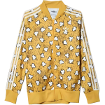 Adidas Originals X Jeremy Scott Tuulejope Triibulise Prindiga Pikkade Varrukatega Jakk Meeste Jakid Mitmev&auml;rviline S07150 S beige