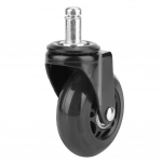 5 tk 2,5-tollised kontoritooli ratasrattad rullikud rulluisustiilis ratasrataste asendus