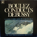 LP plaat BOULEZ JUHATAB DEBUSSYT THE NEW PH Meri Fauni p&auml;rastl&otilde;una  72533 CBS 1967 UK Klassikaline Kasutatud